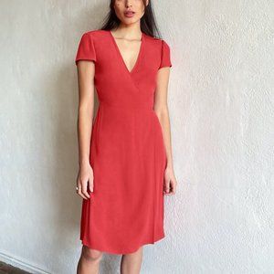 Aritzia Hazel Sunday Best Midi Wrap Dress